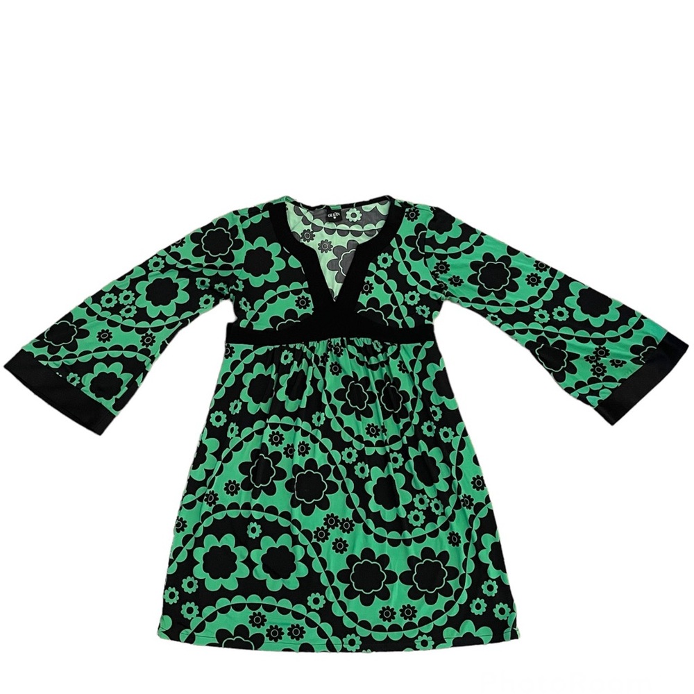 Short Retro Print Dress